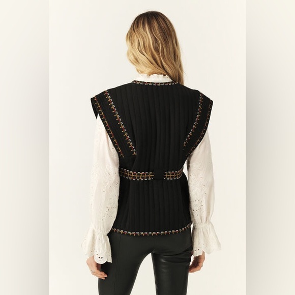 Ba&sh Clevie Sleeveless Jacket Women’s Size 2 - Picture 15 of 16